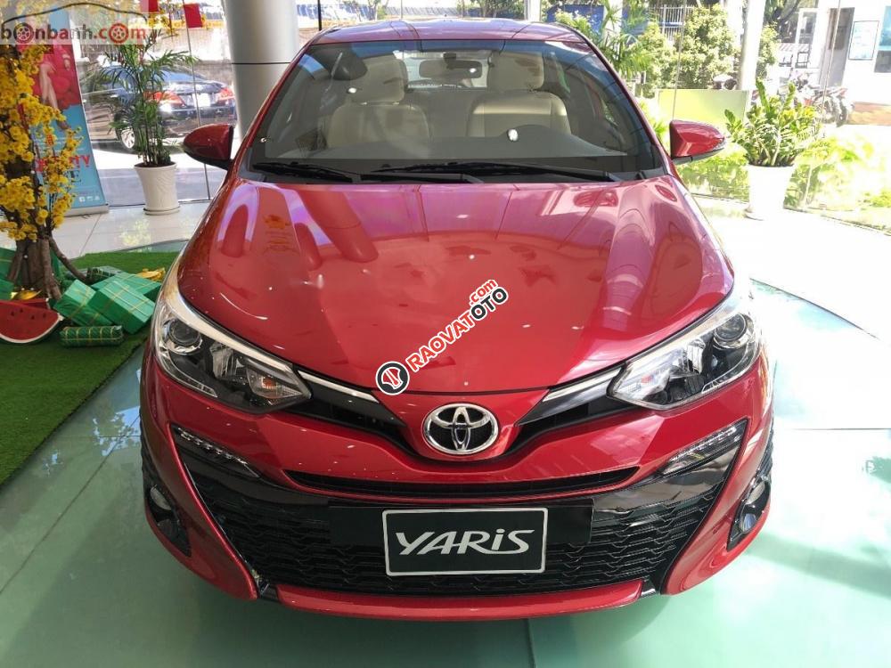 Cần bán Toyota Yaris 1.5G năm sản xuất 2019, màu đỏ, xe nhập-5