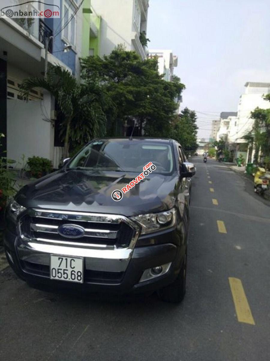 Bán Ford Ranger XLT 2.2L 4x4 MT năm sản xuất 2017, màu đen, xe nhập, số sàn -3