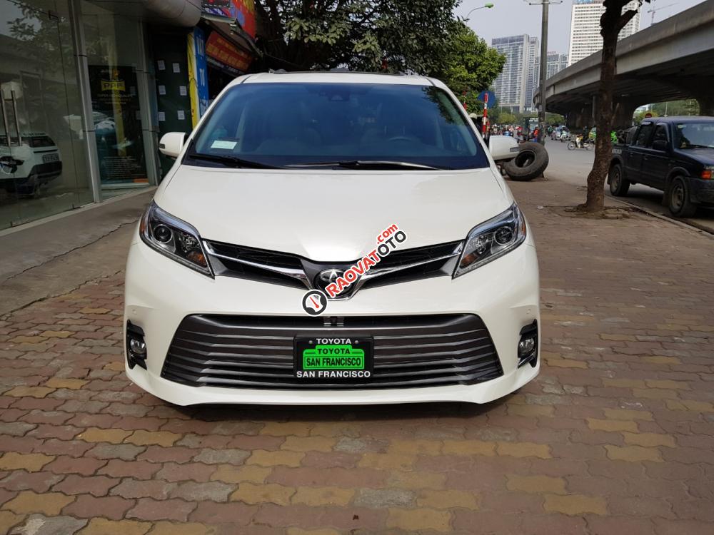 Cần bán Toyota Sienna 3.5 phiên bản Limited nhập Mỹ đời 2019, màu trắng, xe nhập-0