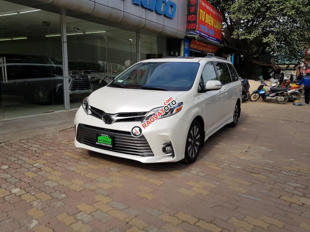 Cần bán Toyota Sienna 3.5 phiên bản Limited nhập Mỹ đời 2019, màu trắng, xe nhập-2