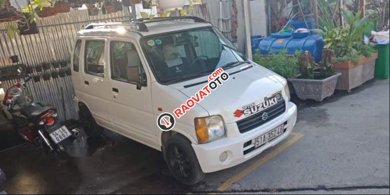 Bán Suzuki Wagon R sản xuất 2002, màu trắng số sàn, 105tr-1