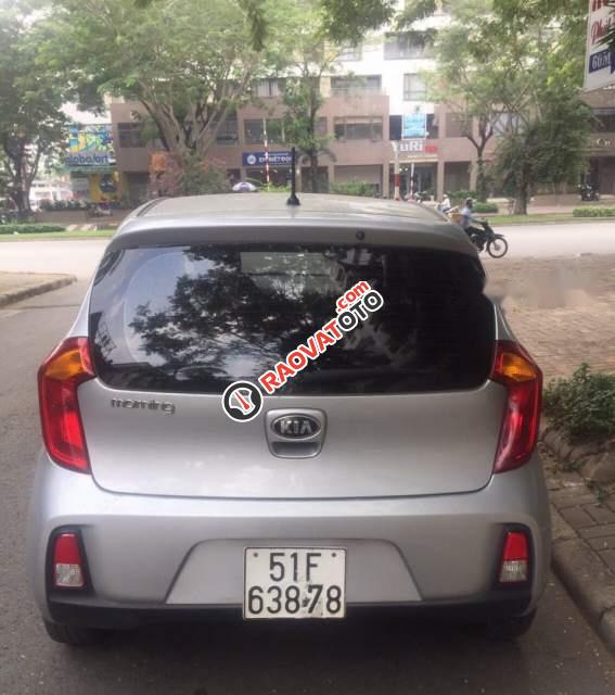 Bán Kia Morning MT 1.0 sản xuất 2016, màu bạc, trầy xước nhẹ ở đầu-1