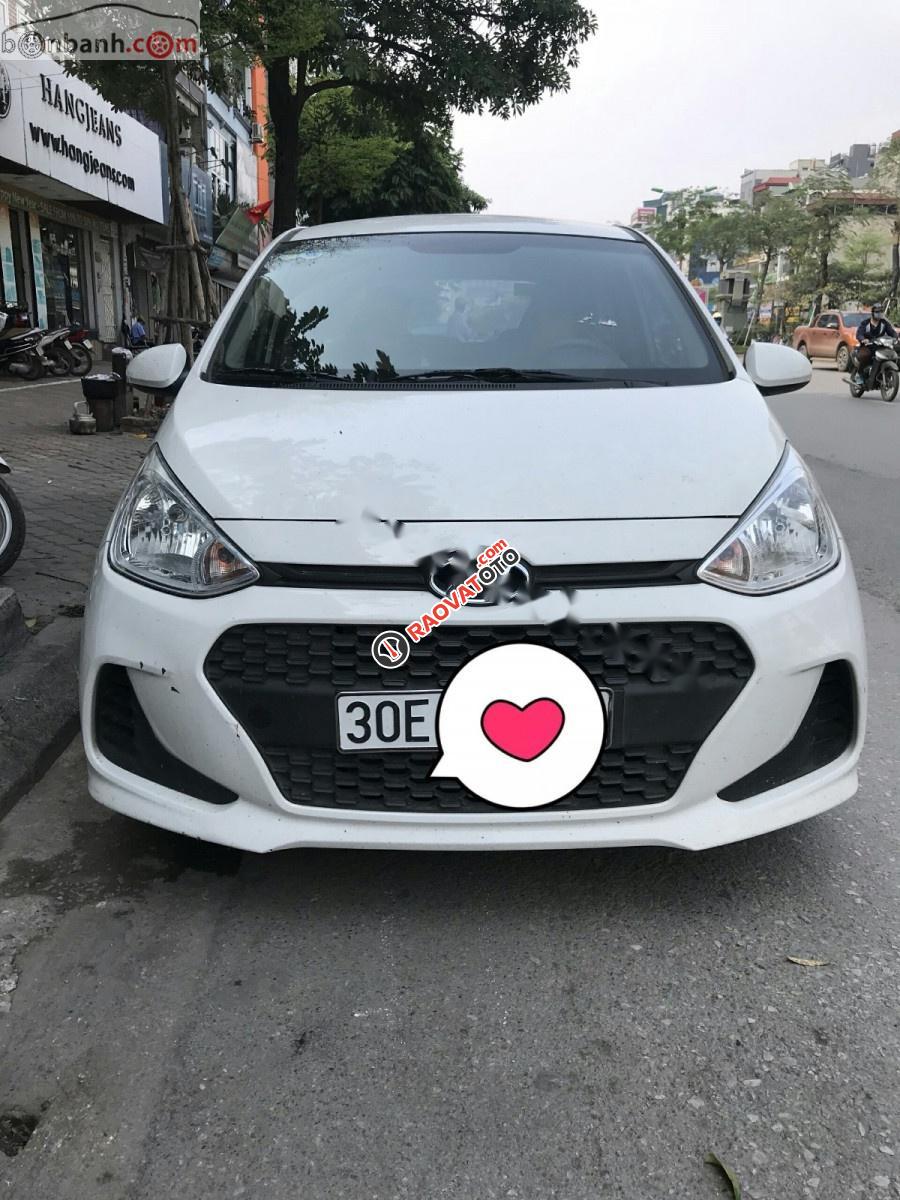 Bán Hyundai Grand i10 1.0 MT Base 2017, màu trắng, nhập khẩu nguyên chiếc-5