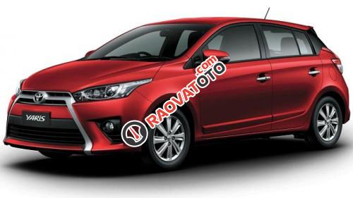 Bán ô tô Toyota Yaris 1.3 AT 2015, màu đỏ, giá 500tr-0