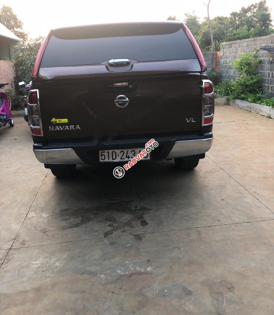 Bán xe Nissan Navara VL đời 2017, màu nâu, xe còn như mới-4