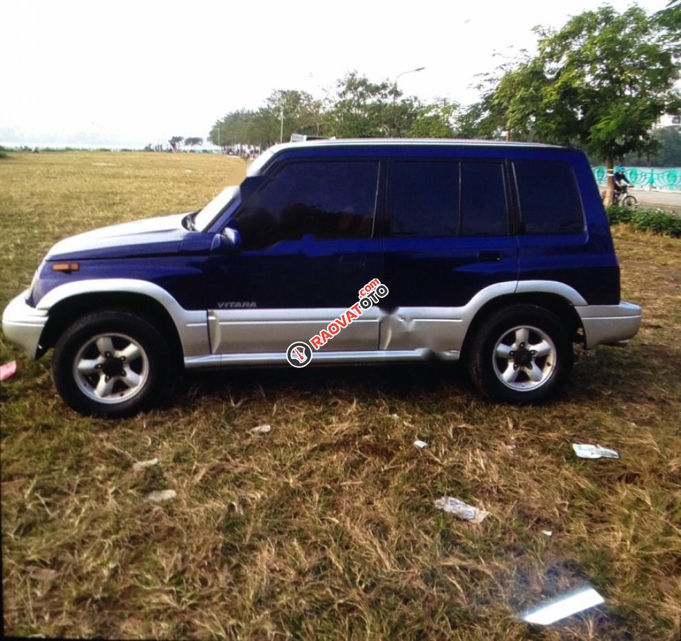 Bán Suzuki Vitara JLX sx 2004, số tay, tư nhân chính chủ, màu xanh-2