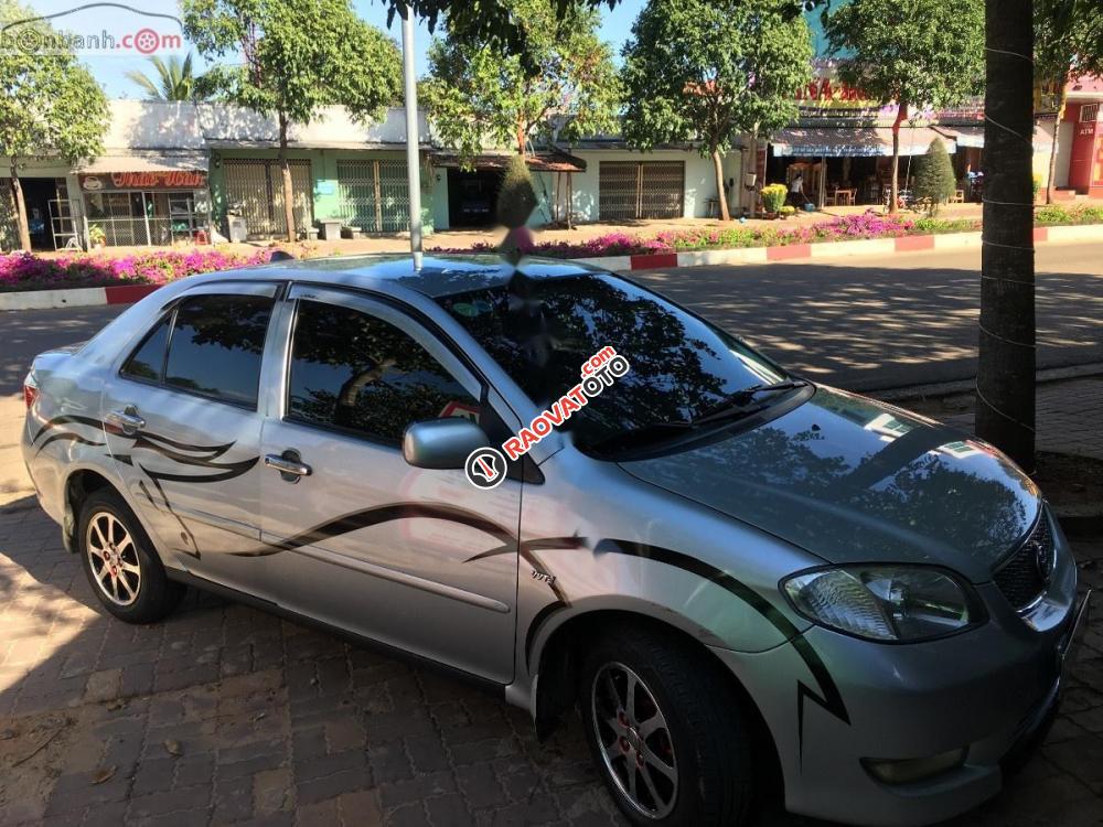 Bán Toyota Vios 1.5G đời 2005, màu bạc, 265tr-0
