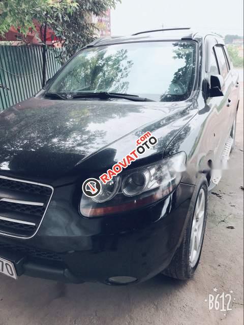 Cần bán xe Hyundai Santa Fe SLX 2008, màu đen, xe nguyên bản-4