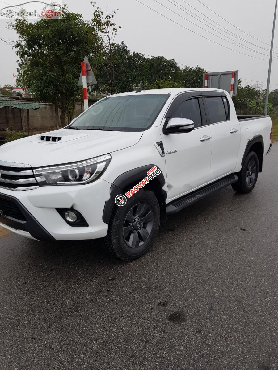 Bán ô tô Toyota Hilux G năm sản xuất 2015, màu trắng, nhập khẩu -4