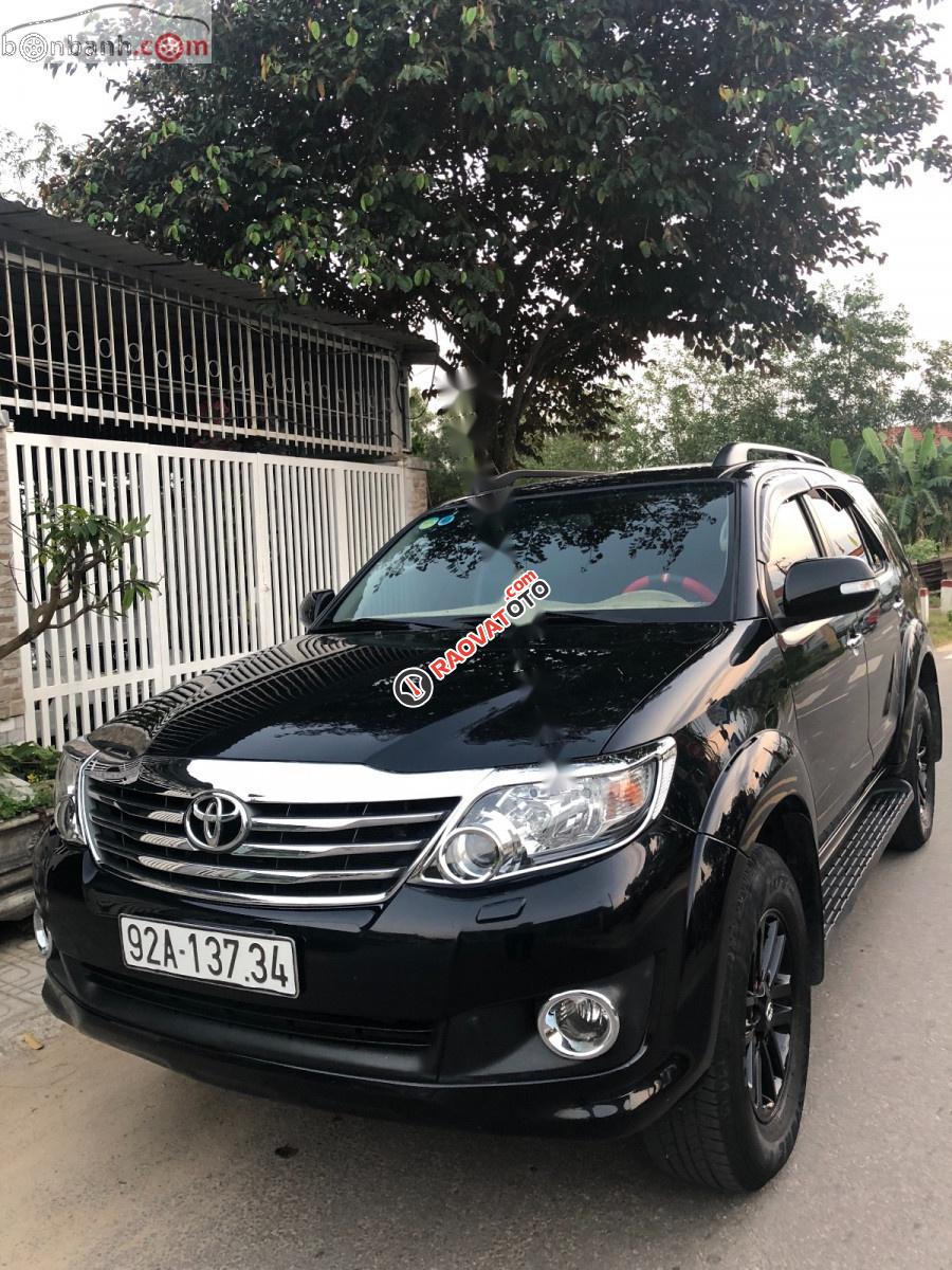 Bán Toyota Fortuner 2.7V 4x4 AT 2014, màu đen, số tự động-9