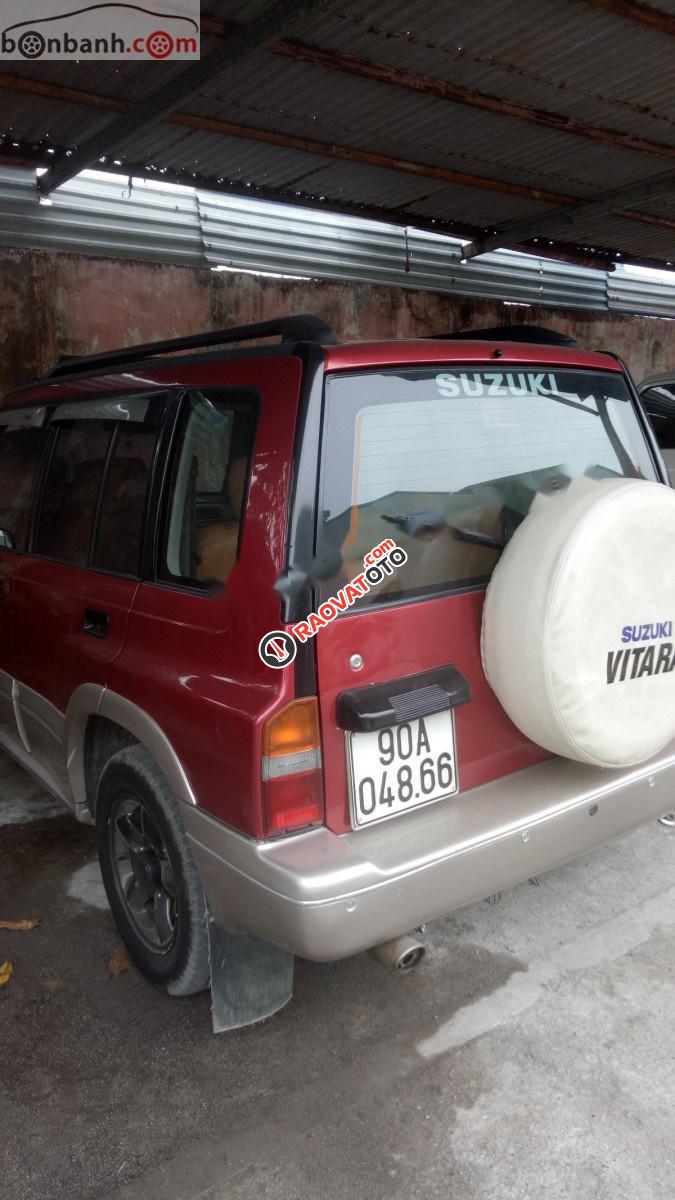 Bán xe Suzuki Vitara JLX đời 2005, màu đỏ-3