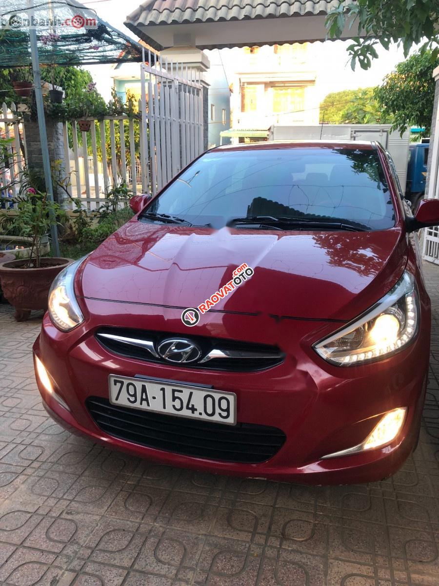 Bán Hyundai Accent 1.4 AT 2013, màu đỏ, xe nhập, số tự động-1