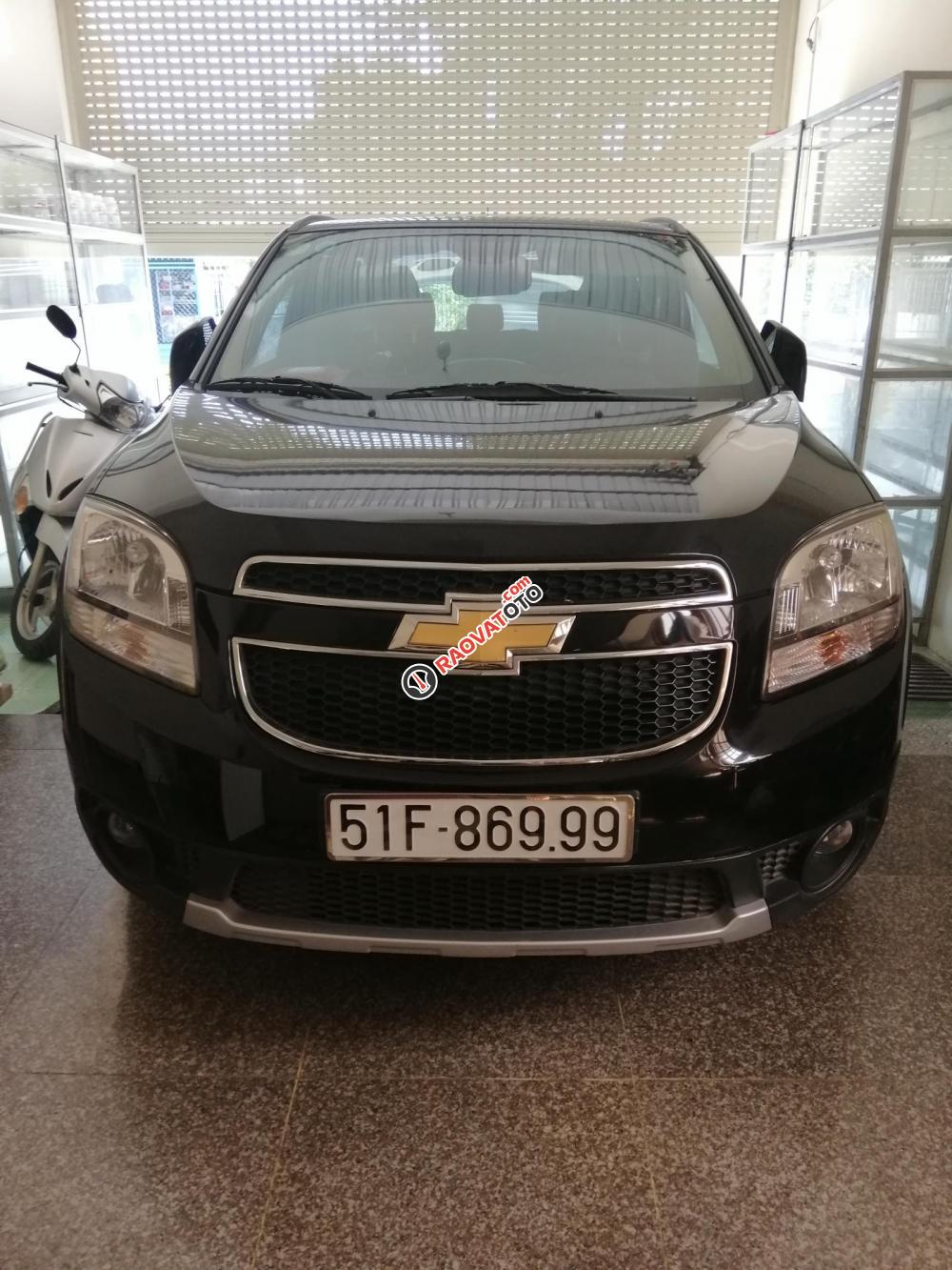 Bán Chevrolet Orlando LTZ sản xuất 2017, màu đen số sàn, giá chỉ 579 triệu-0