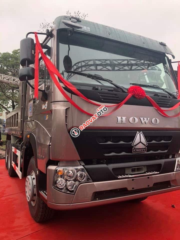 Bán xe tải ben Howo, 3 chân đời 2019, tải trọng 24T. Lh 096 643 8209-6