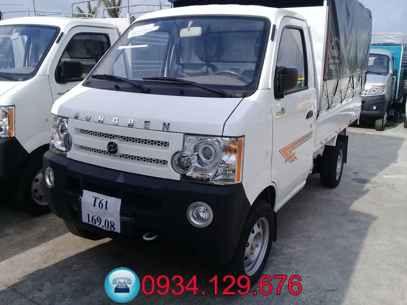 Bán xe tải Dongben 870kg thùng lửng, bạt, kín giá tốt-2
