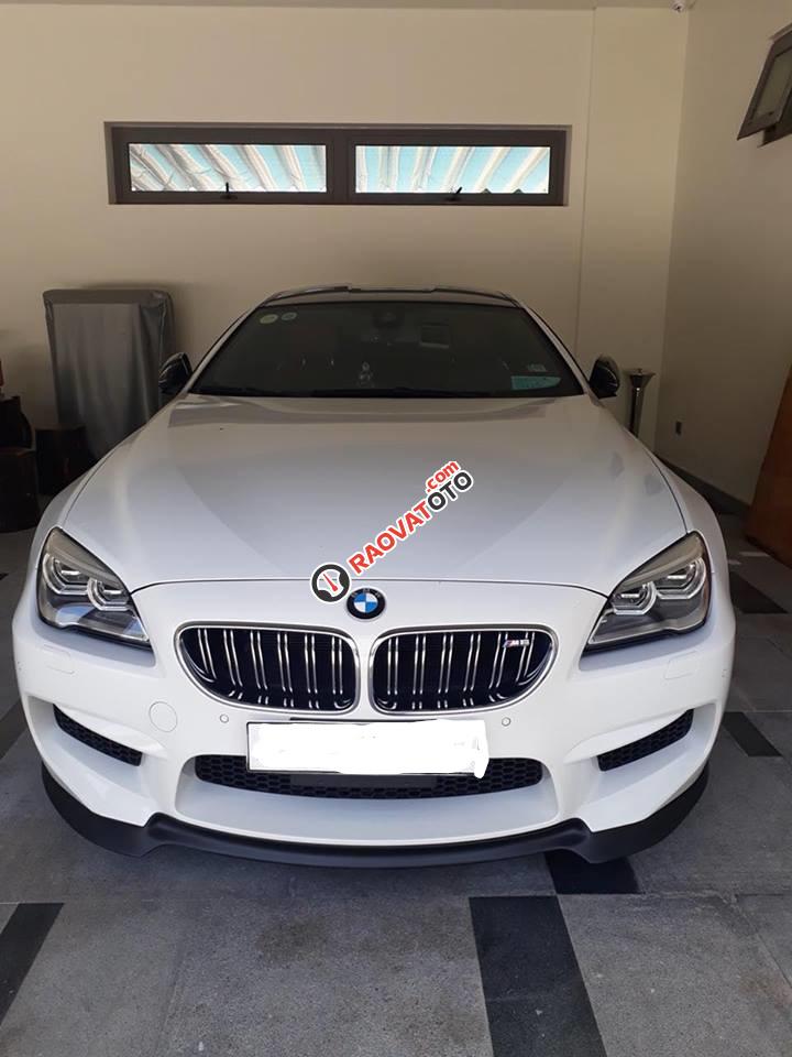 Cần bán BMW M6 Gran Coupe 4.4L V8(560Hp) - trắng, nội thất cam/đen-8