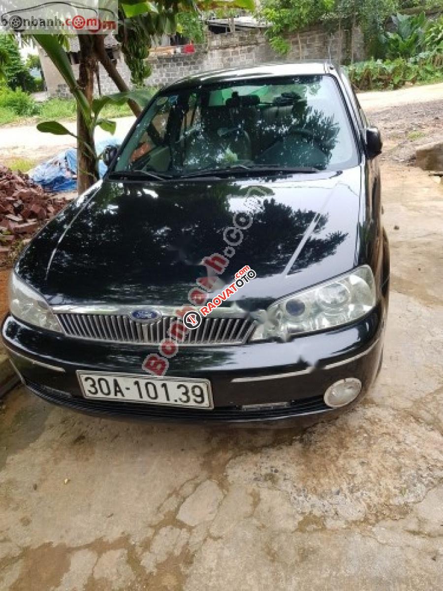 Bán Ford Laser 1.8 sản xuất năm 2003, màu đen, gầm bệ chắc chắn, điều hòa lạnh sâu-1