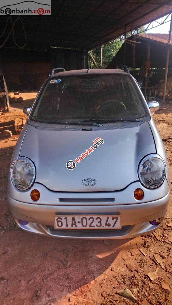 Bán Daewoo Matiz MT đời 2008, màu bạc, xe đẹp-3