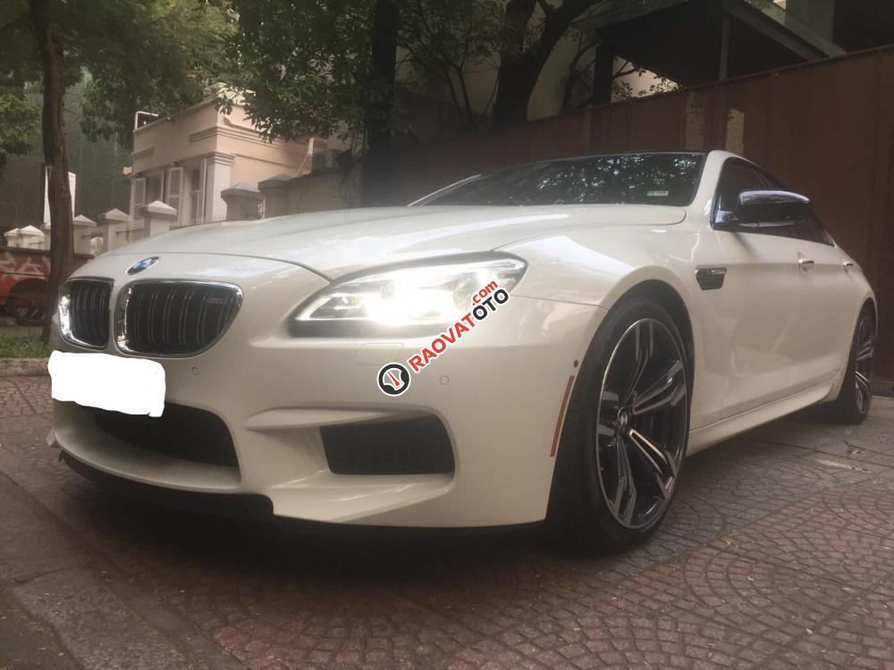 Cần bán BMW M6 Gran Coupe 4.4L V8(560Hp) - trắng, nội thất cam/đen-7