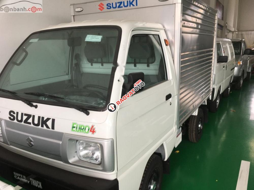 Bán Suzuki Super Carry Truck 1.0 MT 2017, màu trắng, giá chỉ 238 triệu-0
