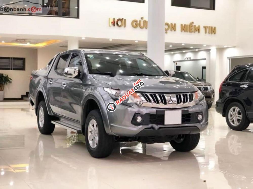 Bán Mitsubishi Triton 4x2 MT 2016, màu xám, nhập khẩu, số sàn -2