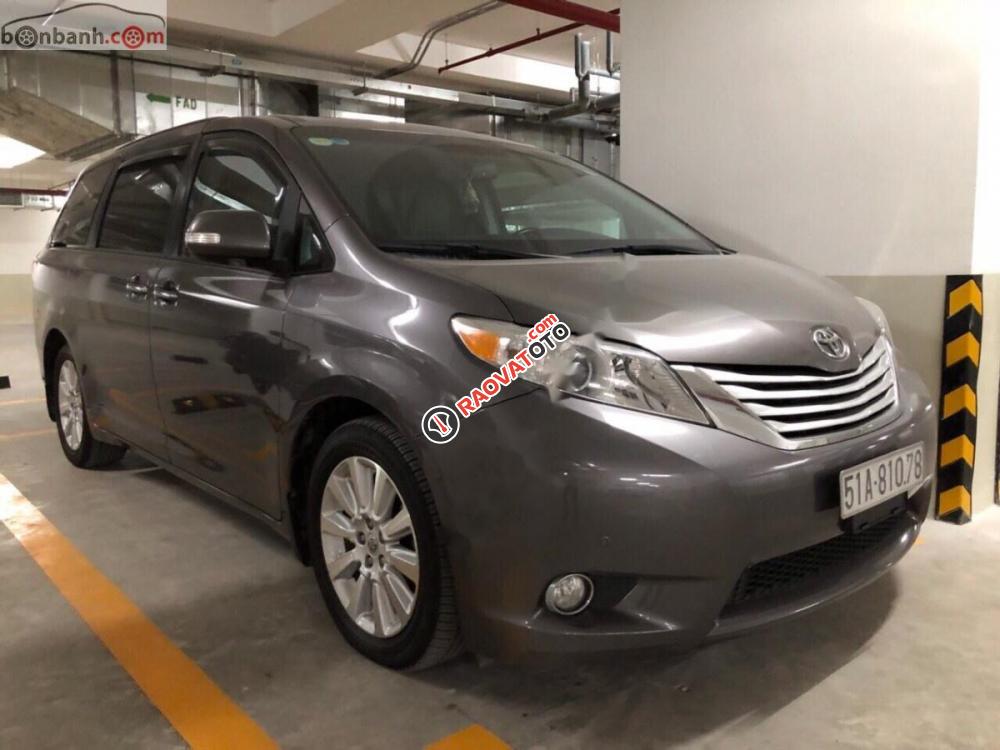 Bán Toyota Sienna Limited AWD 2013, màu xám, nhập khẩu, xe gia đình-7