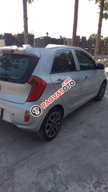 Cần bán xe Kia Picanto S sản xuất năm 2014, màu bạc xe gia đình, giá 285tr-2