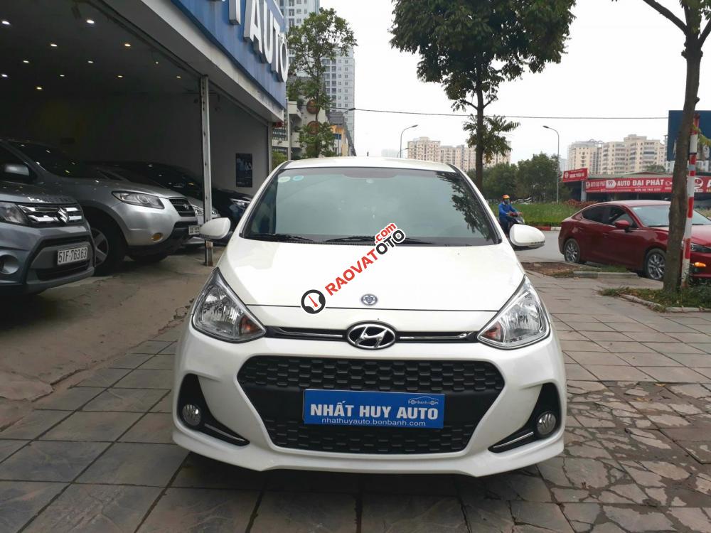 Bán ô tô Hyundai Grand i10 1.0 đời 2017, màu trắng, nhập khẩu, giá 410tr-1