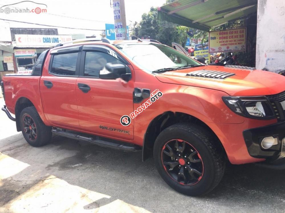 Bán Ford Ranger Wildtrak 2014, màu đỏ, xe nhập số tự động-1