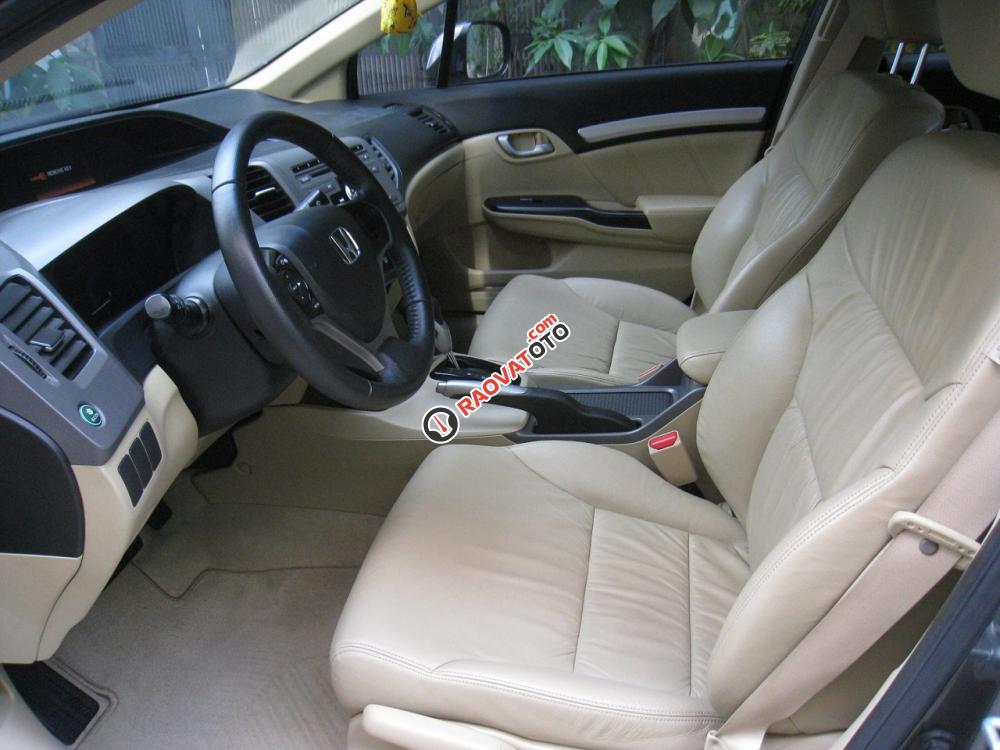 Bán Honda Civic 1.8 AT 2013, xám chì rất đẹp-4