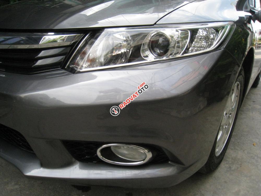 Bán Honda Civic 1.8 AT 2013, xám chì rất đẹp-3