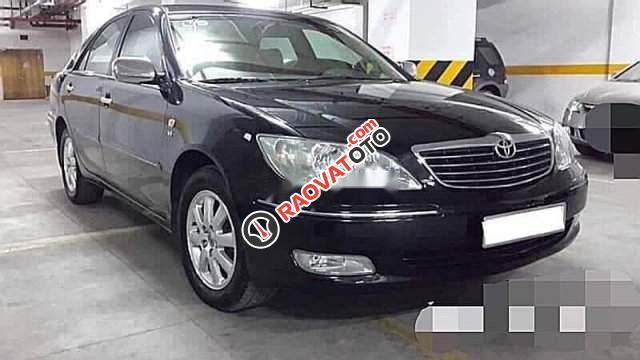 Bán xe Toyota Camry 3.0 V6 đời 2003, màu đen, nhập khẩu, giá tốt-0