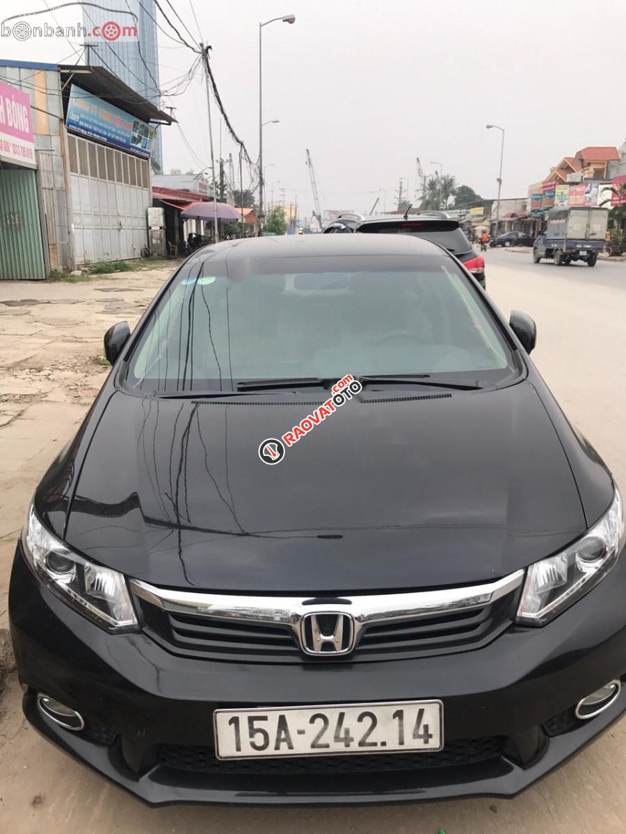 Cần bán xe Honda Civic 1.8 AT 2014, màu đen, xe đi giữ gìn cẩn thận-0