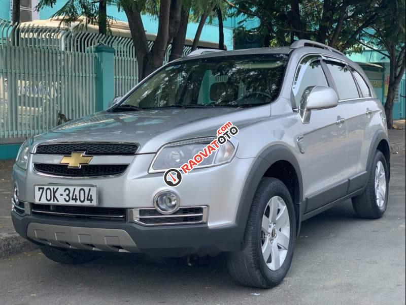 Bán Chevrolet Captiva Maxx đời 2009, màu bạc, 310tr-0