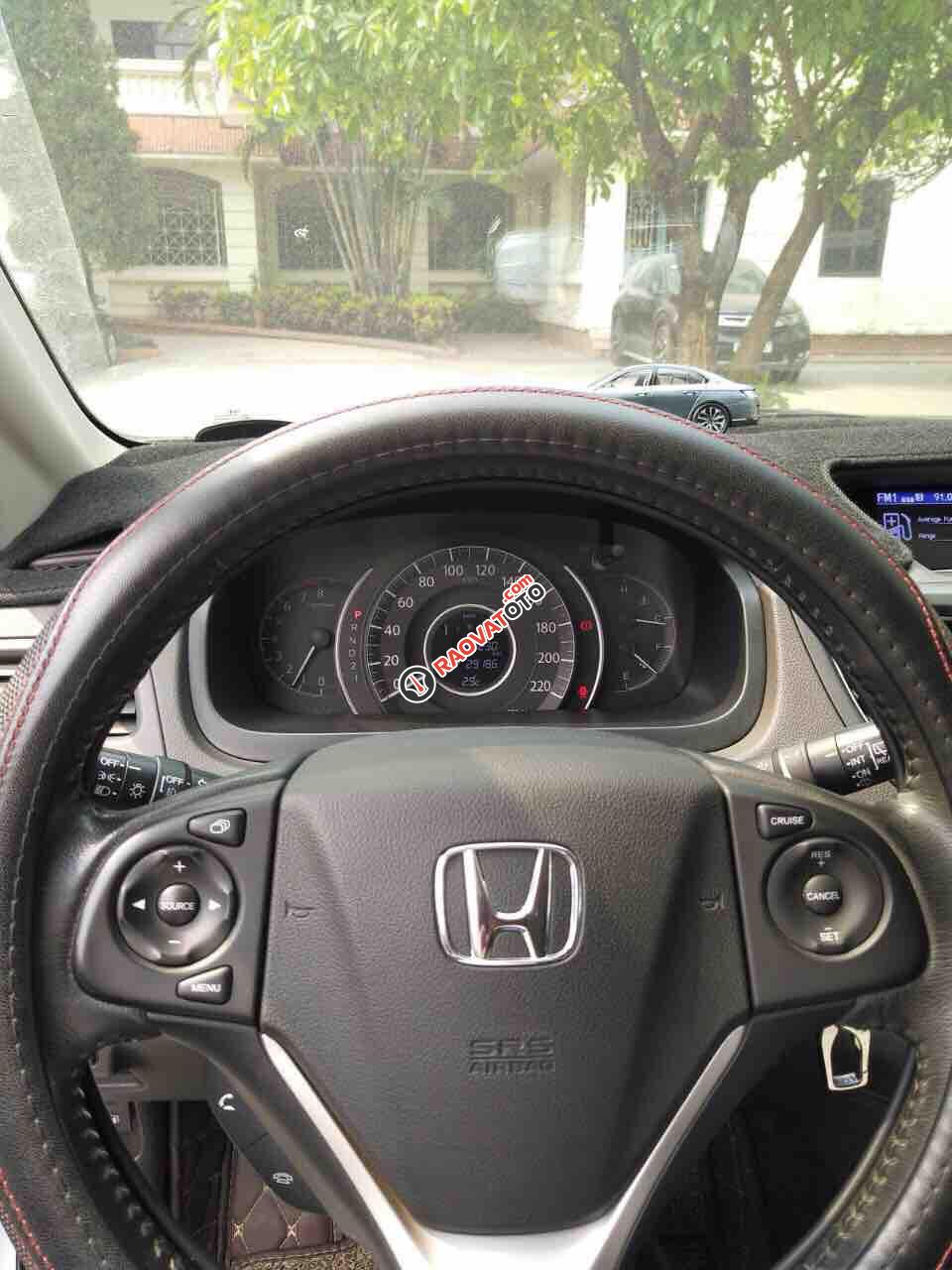 Cần bán xe Honda CR V sản xuất 2014, màu trắng, 740 triệu-4