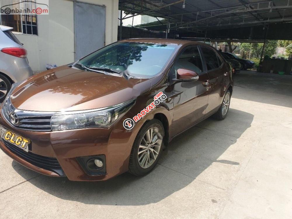 Bán Toyota Corolla altis 1.8G AT đời 2014, màu nâu-1