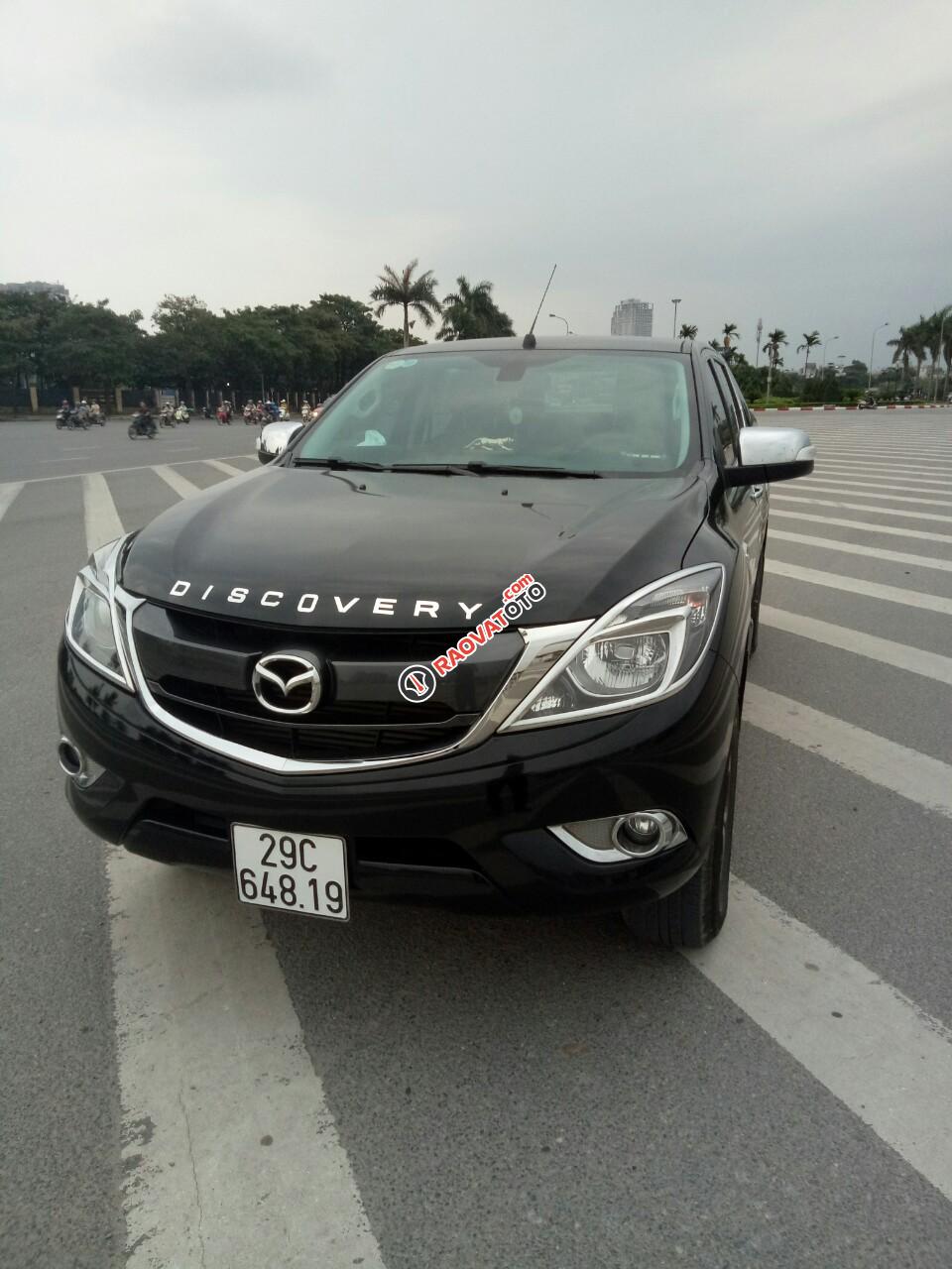 Bán Mazda BT 50 2.2 AT 2016, màu đen, xe nhập, 565 triệu-0
