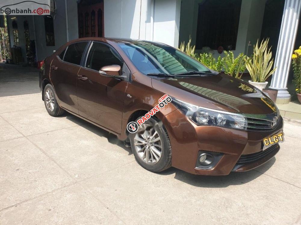 Bán Toyota Corolla altis 1.8G AT đời 2014, màu nâu-0