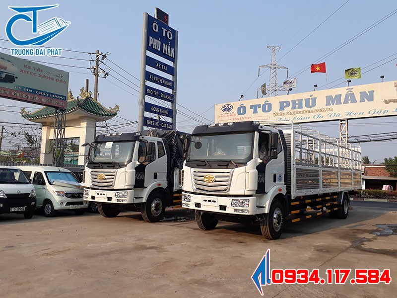 Bán xe tải Faw 7t3 / Faw 7.3 tấn thùng dài 9m7 nhập khẩu-4
