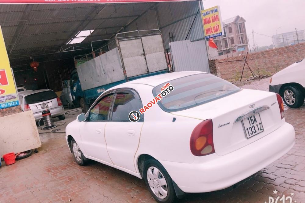 Bán xe Daewoo Lanos SX đời 2004, màu trắng  -0