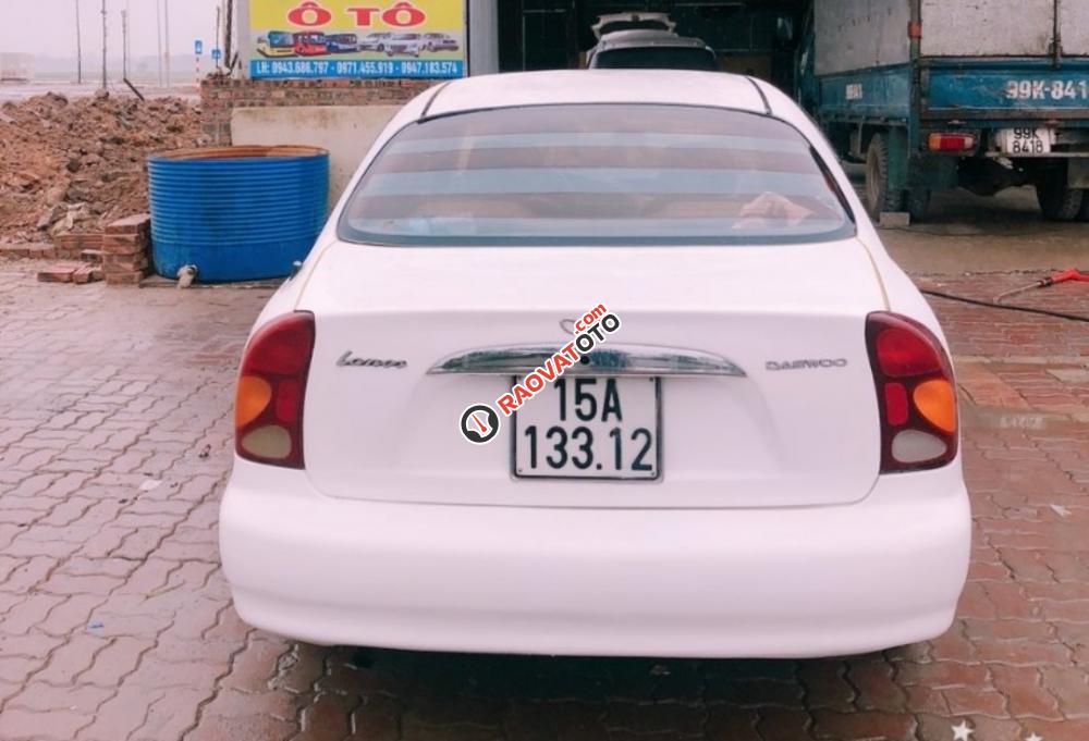 Bán xe Daewoo Lanos SX đời 2004, màu trắng  -7