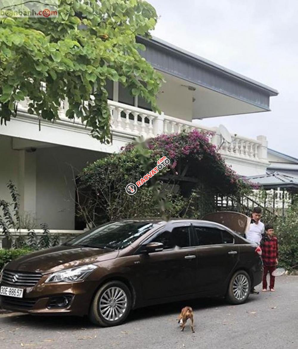 Bán xe Suzuki Ciaz 1.4 AT sản xuất 2017, màu nâu, xe nhập chính chủ giá cạnh tranh-2