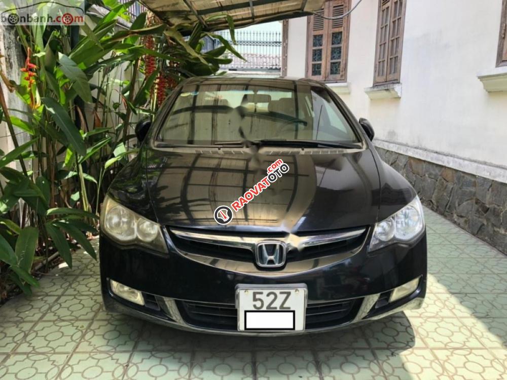 Cần bán gấp Honda Civic 1.8 AT sản xuất 2006, màu đen chính chủ, giá tốt-1