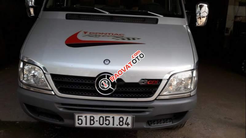 Cần bán gấp Mercedes 311 sản xuất 2008, màu bạc  -4