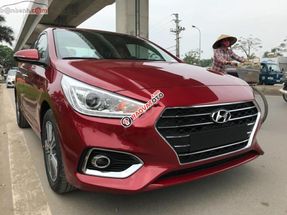 Bán ô tô Hyundai Accent 1.4 AT 2019, màu đỏ, 499 triệu-4