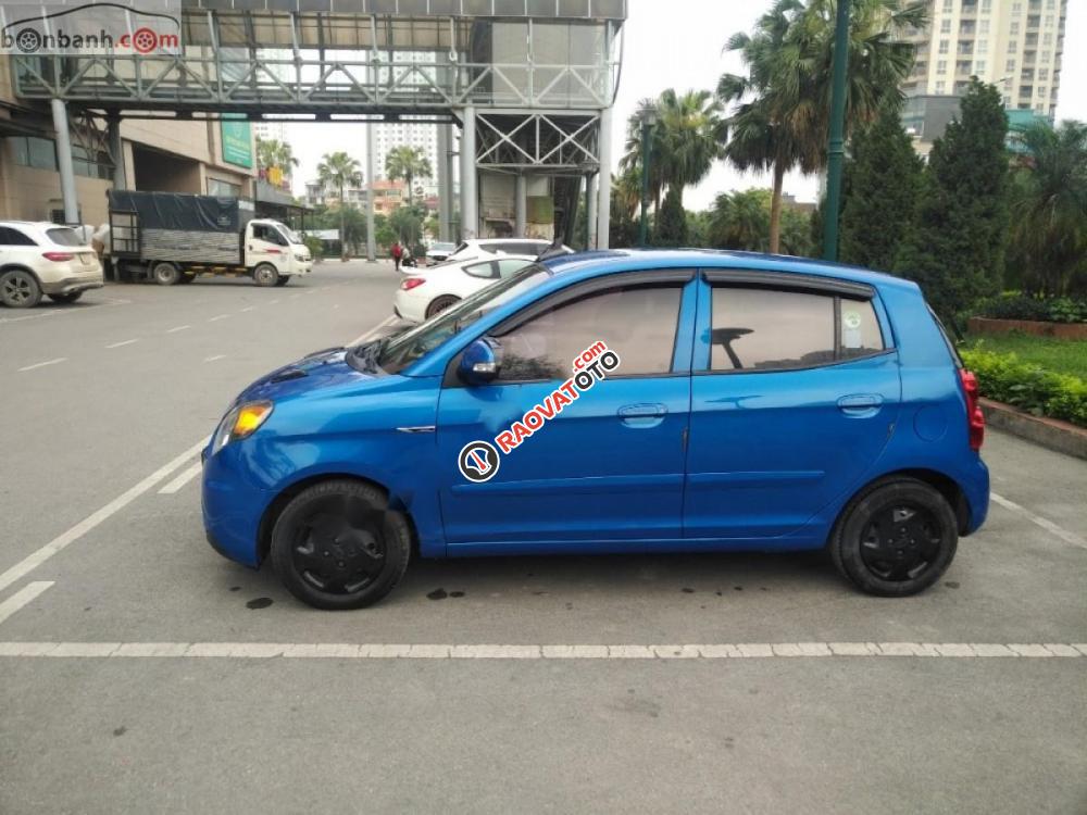 Bán Kia Morning LX đời 2008, màu xanh lam, xe nhập  -2