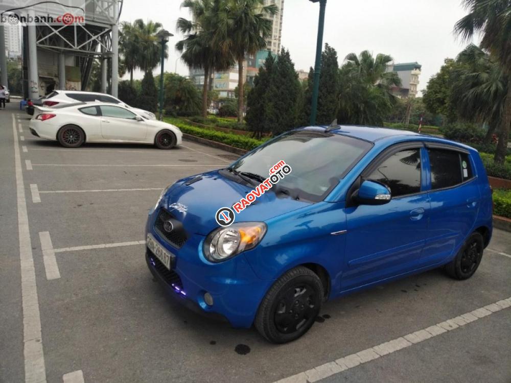 Bán Kia Morning LX đời 2008, màu xanh lam, xe nhập  -3