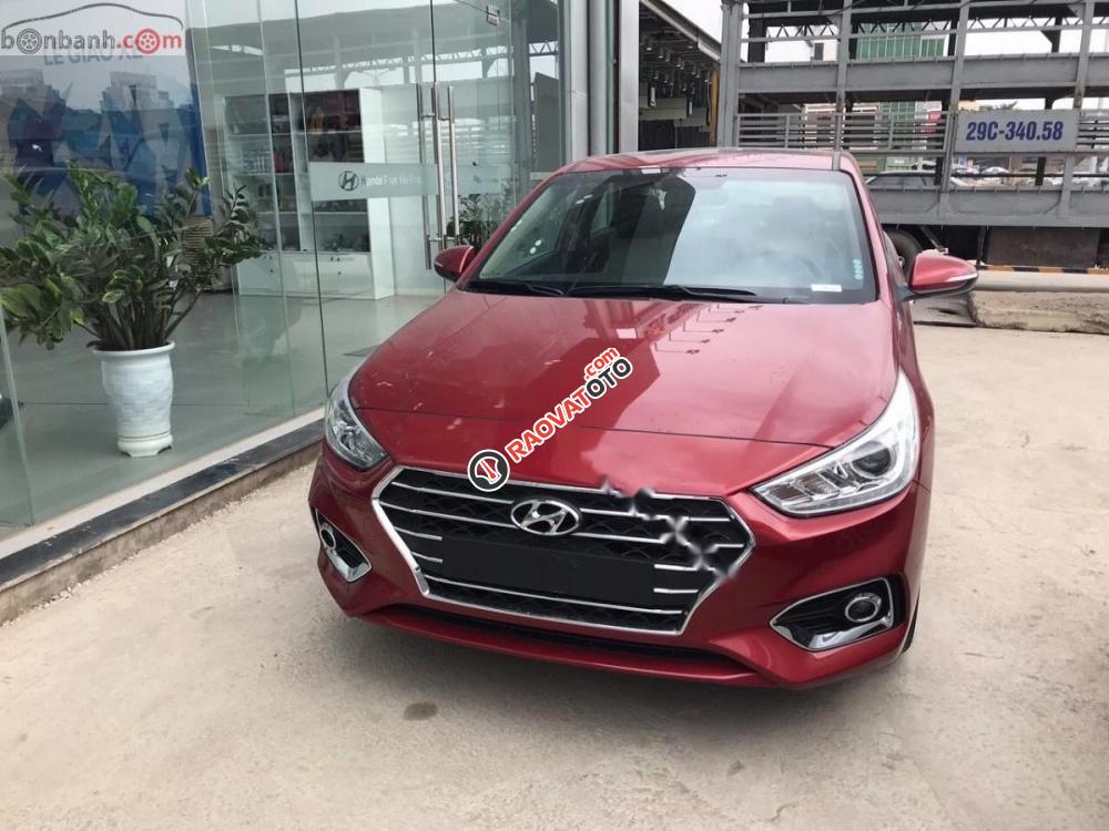 Bán ô tô Hyundai Accent 1.4 AT 2019, màu đỏ, 499 triệu-0