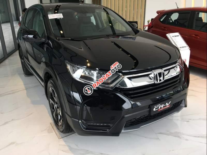 Bán xe Honda CR V đời 2019, màu đen, nhập khẩu-4