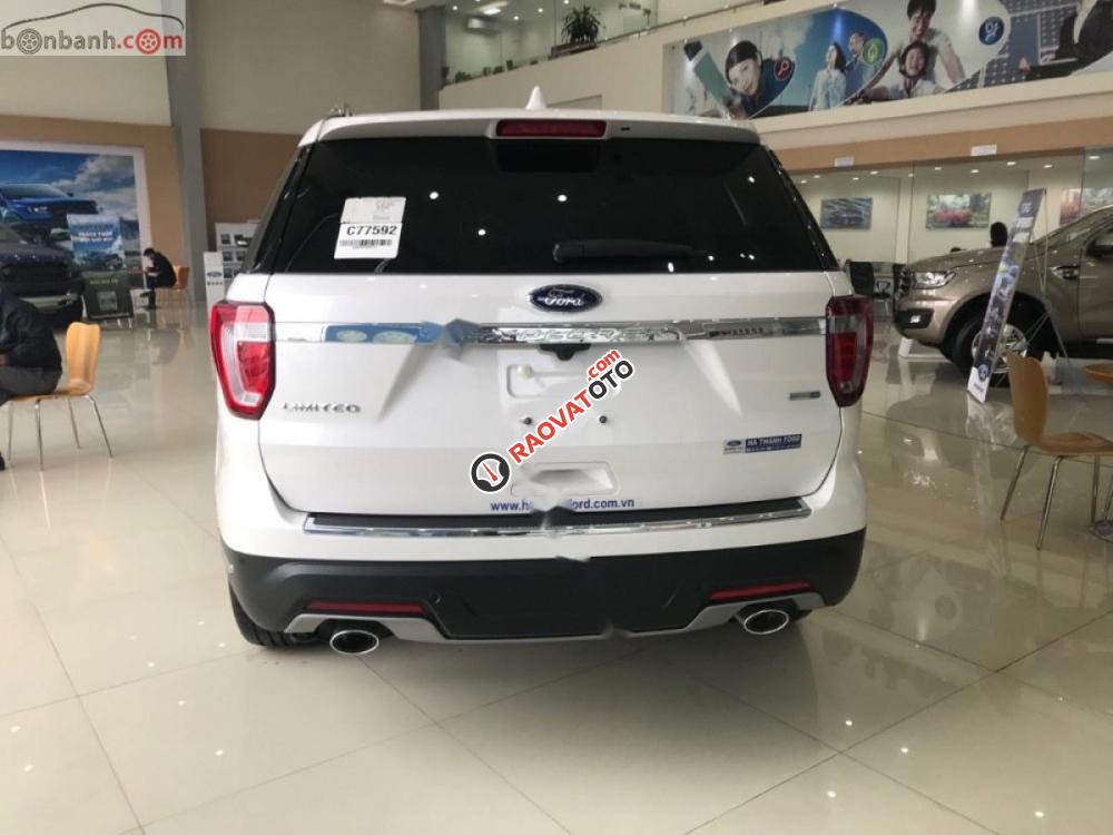 Bán Ford Explorer Limited 2019, màu trắng, nhập khẩu  -3